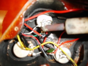 wiring with soldering iron